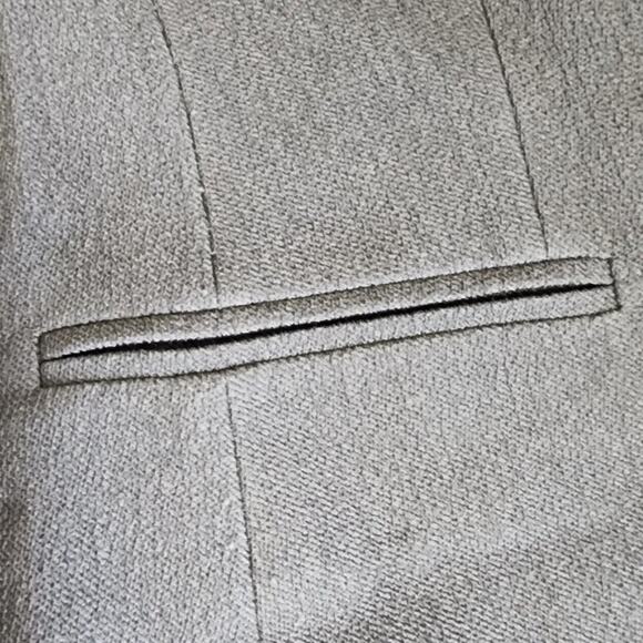 MaxMara Wool and Silk Blazer Dark Charcoal Gray Size 6 - Picture 6 of 9